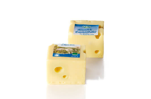 ÖMA Heumilch Emmentaler foliengereift, Bioland - Theke