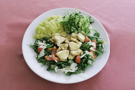 haehnchenbrust rucola salat renate.jpg