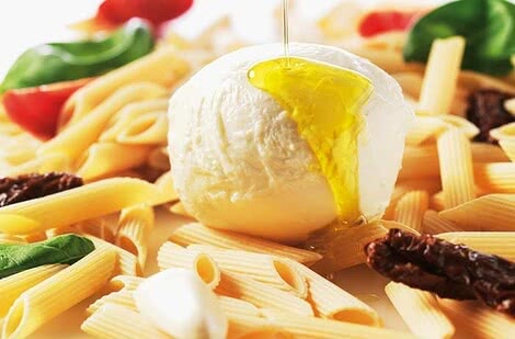 mozzarella penne mozzarella