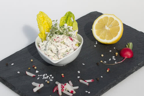 Rezept Frischkäse-Dip mit Radieschen